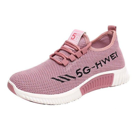 Fly Woven Breathable Sneakers Trendy Fashion Lightweight Running Shoes Wear-resistant Flat Old Beijing Cloth Shoes