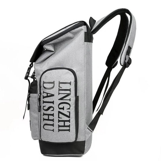 Large-capacity Schoolbag Men's Tide Brand Street Shooting High School College Student Backpack Korean Men's Casual Travel Backpack