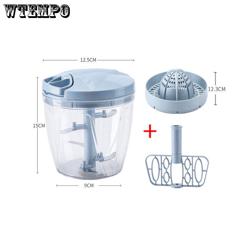 Food Chopper Multifunctional Salad Crusher Food Processor Manual Meat Machine Superstore