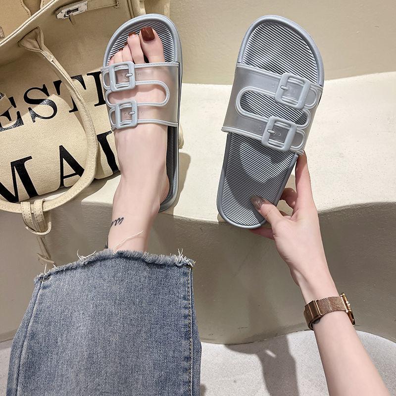 Slippers Women Summer Outdoor Wear All-match Cute Non-slip Indoor Home Beach Shoes Comfortable and Lightweight