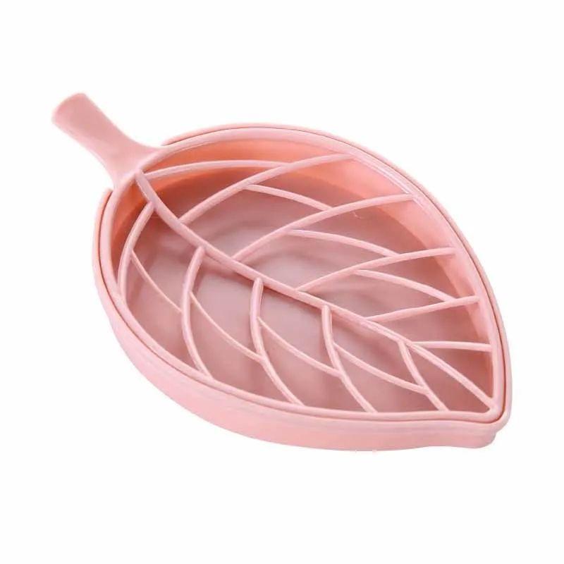 Creative Leaves Soap Box Bathroom Toilet Drain Soap Storage Box
