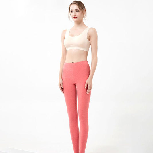 Women Warm Thermal Underwear Women Winter Thicken Tight Pants Pajamas Autumn Windproof Soft Lining High Elasticity Slim Leg Comfortable Breathable