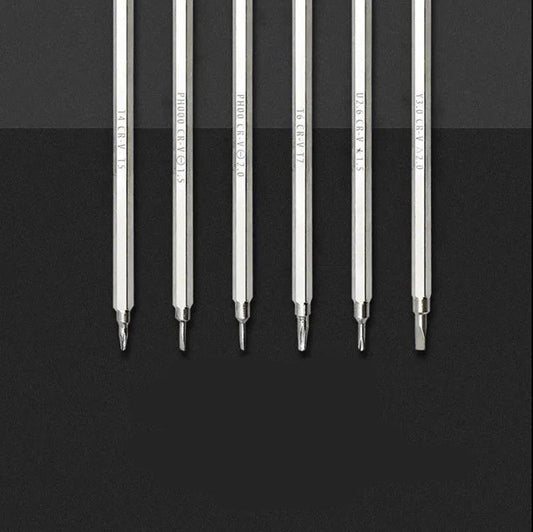 6Pcs Magnetic Screwdriver Set Multifunctional Household Opener Mini Demolition Machine Tool