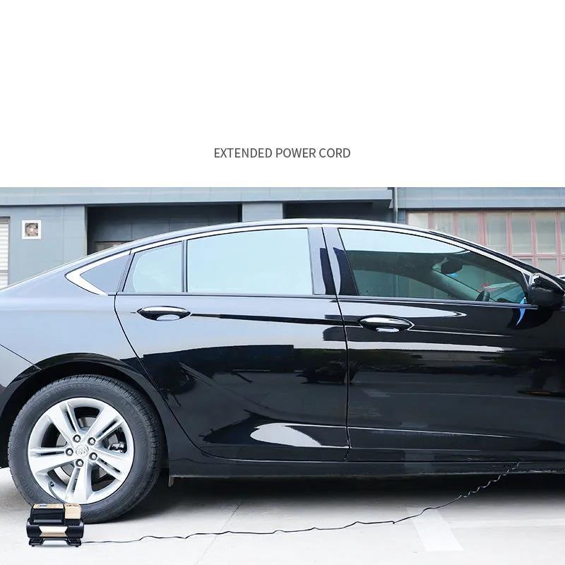 Digital Display Car Air Pump Set Portable Tire Pressure Monitor Multi-function Air Pump Cigarette Lighter Head