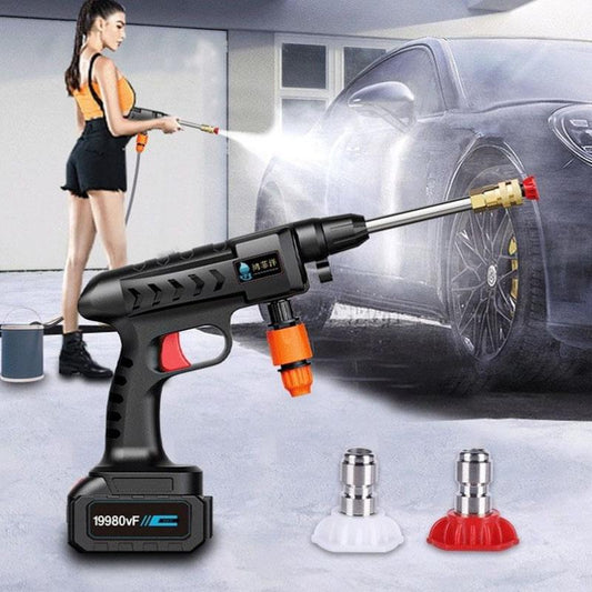 108VF Electric Water Gun Set with Toolbox Cordless Car Wash Tool Garden Sprinkler Car Washer for Car Truck RV SUV