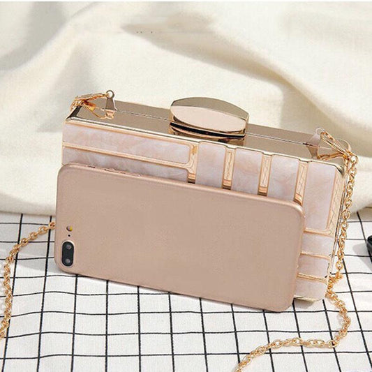 Elegance Luxury Women's Clutch Bag Shoulder Bag Ladies Wedding Evening Banquet Bridal Rhinestones Clutch Purse