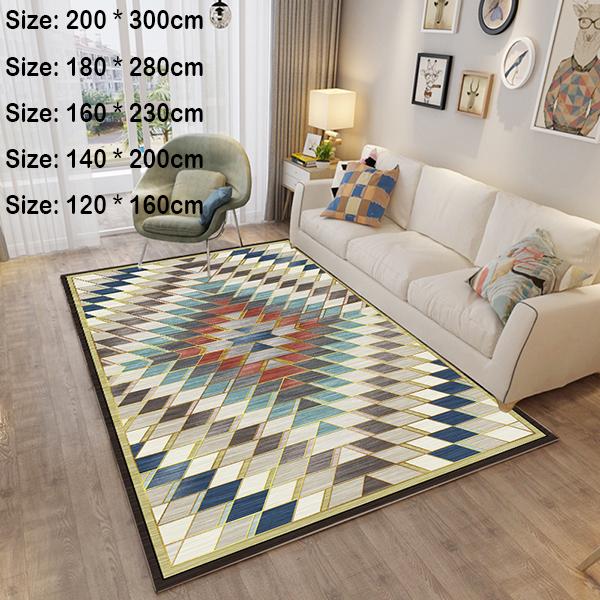 Living room carpet sofa coffee table pad room full bedside home carpet 3D European style carpet
