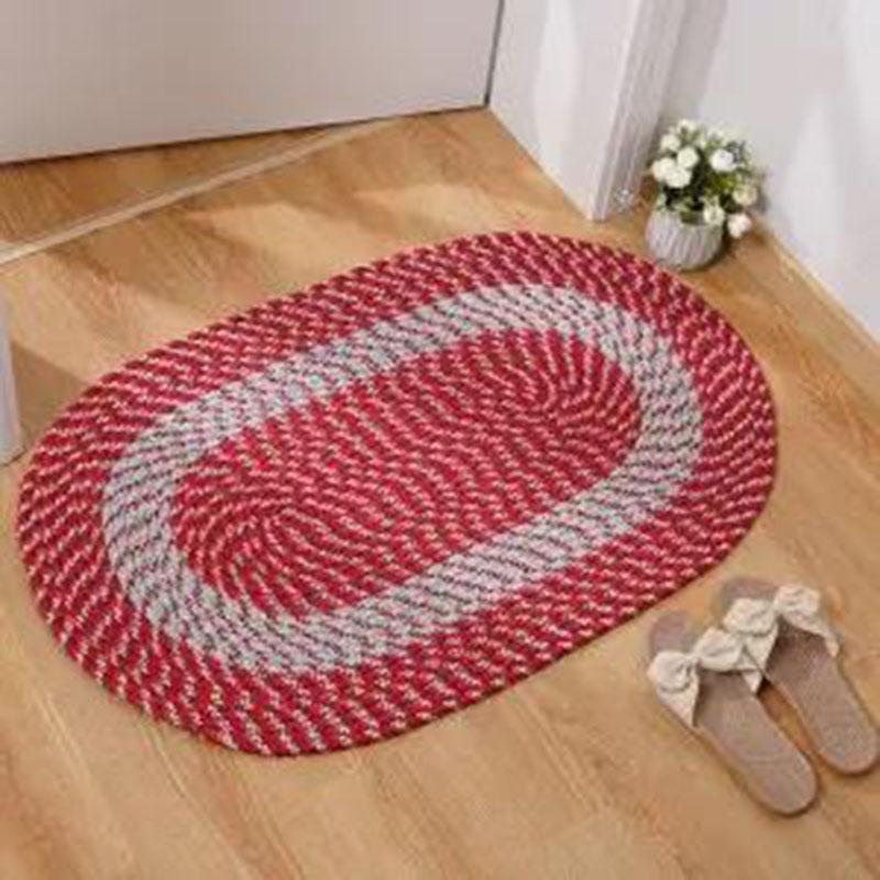 Hand-woven Floor Mats Printed Carpet Floor Mats Door Mats Bathroom Floor Mats Kitchen and Bathroom Door Absorbent Pads