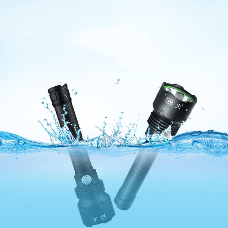 P70 Strong Light Flashlight Rechargeable Super Bright Long-range Special Forces Home Outdoor Construction Site Xenon Searchlight