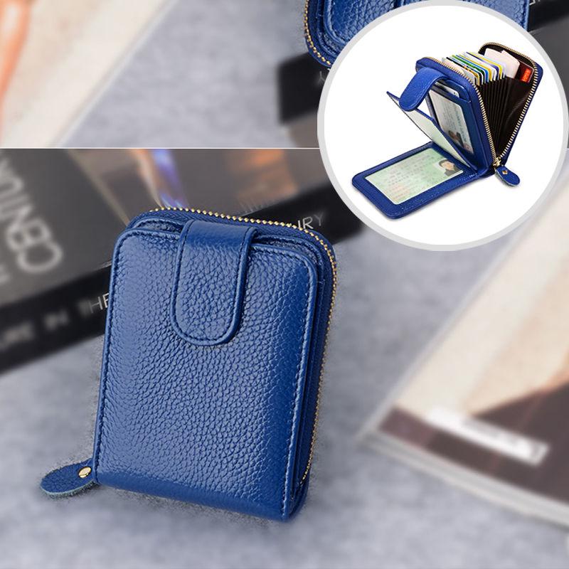 Leather Driver's License Card Bag Men's Leather Zipper Card Package Female Men's Wallet Multi-function Driver's License Leather Case Male Leather