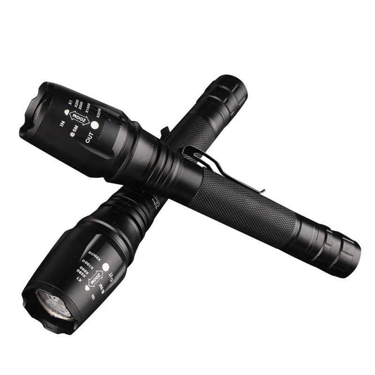 Charging High-end LED Flashlight Surrounding lamp Support zoom lighting modes Waterproof Torch
