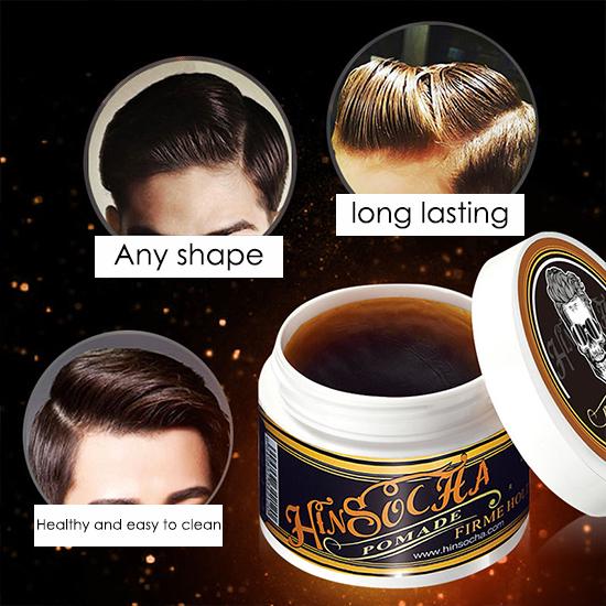 Retro Hair Oil 100g Large Back Head Styling Hair Wax Hair Mud Vintage Hair Spray Head Cream for Men