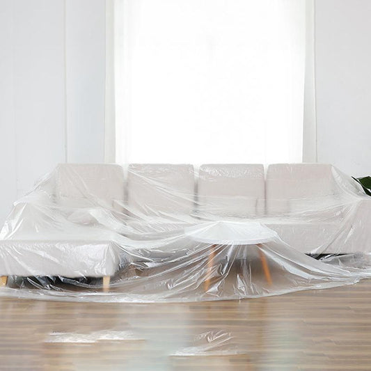 Dust-proof Cloth Plastic Dust-proof Film Dust-proof Cover Dust-proof Cloth Cover Cloth Dust-proof Furniture Sofa Protection Cover Film Dust-proof Film
