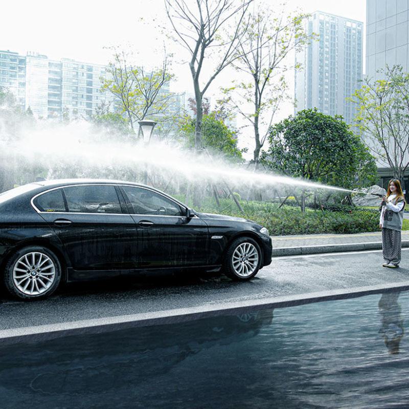 98VF Lithium Battery High Pressure Water Gun Wireless Car Washing Machine Rechargeable Water Gun Cleaning Tool