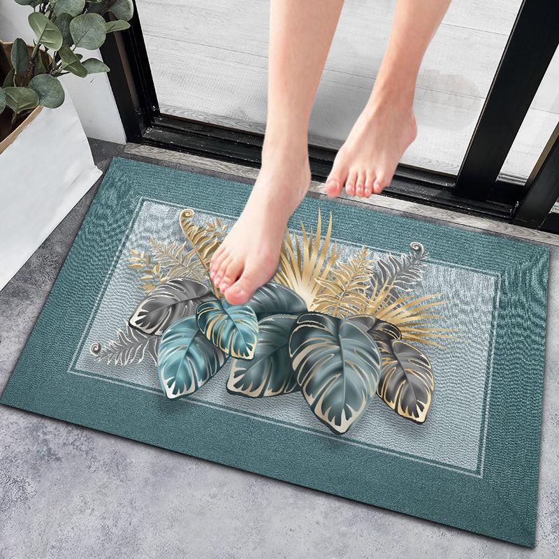 Anti-slip Absorbent Floor Mats for Bathrooms Kitchens Toilets Home Entrances Entrance Mats Dirt-resistant Bedroom Carpets Doormats