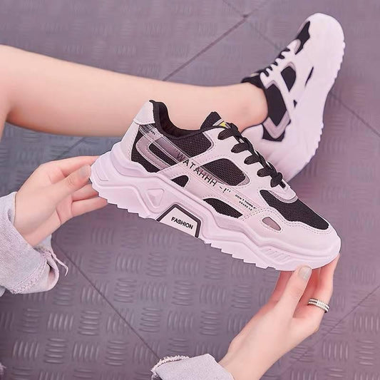 Fashion Style Platform Chunky Sneakers Dad Shoes Basket Femme Women Vulcanize Shoes