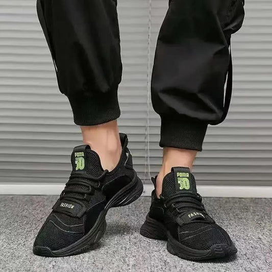 Spring and Autumn Non-slip Wear-resistant Breathable Running Shoes Men's Summer Breathable Lightweight Sports Shoes