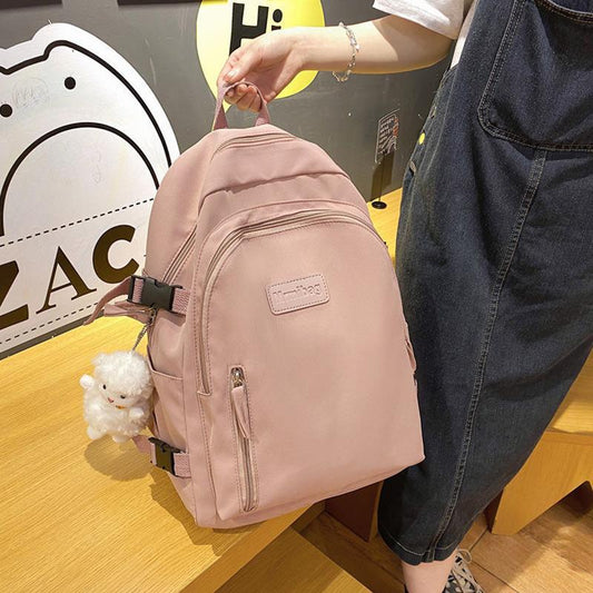 Lightweight School Bag Backpack Junior High School High School Students Large-capacity Fashion All-match Xianqi School Bag