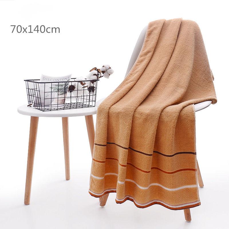 140X70cm Bath Towel Pure Cotton Household High-end Thickening Large Non-shedding Towel Absorbent and Strong Fabric Soft and Easy To Carry