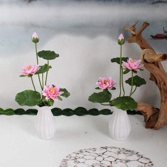 Artificial Lotus Artificial Flowers Decorative Flowers for Home Decoration