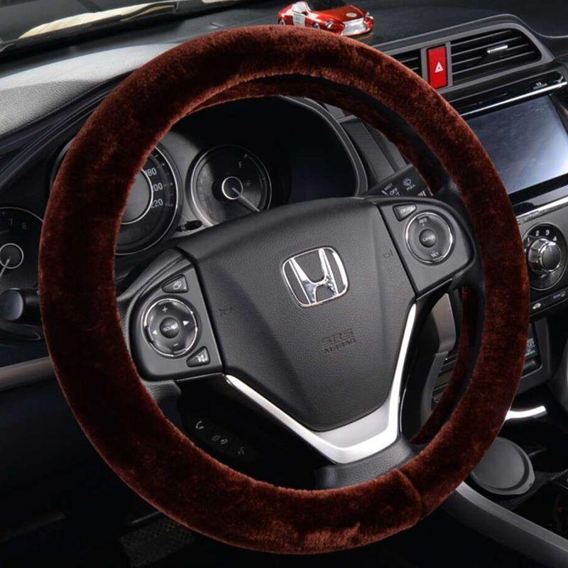 Winter Fashion Plush Car Steering Wheel Cover Car Grip Cover Universal Protective Steering Wheel Cover