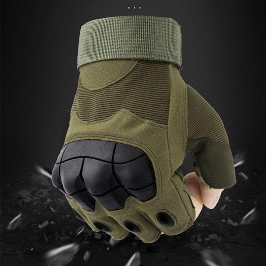 Tactical Gloves Upgrade Technician Male Outdoor Protective Non-slip Wear-resistant Camouflage Special Forces Army Fan Locomotive Female Gloves