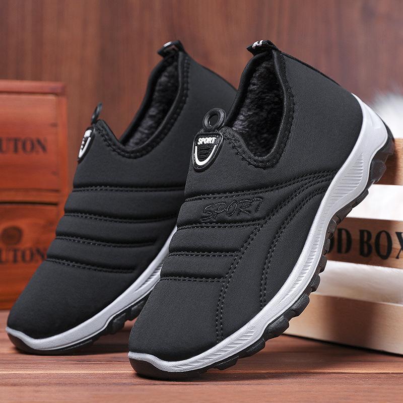 Plus Velvet Thick Women's Sports Shoes Fashion Casual Warm Shoes Non-slip Shock Absorption Winter Running Shoes