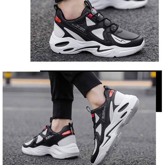 Fashion top Daddy shoes sneakers Men's shoes breathable mesh men's casual shoes lace up summer
