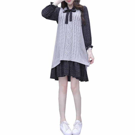 Spring and Autumn Light Luxury Small Fragrant Vest Temperament Long Sleeve Vest Sleeveless Sweater Casual Fashion Top