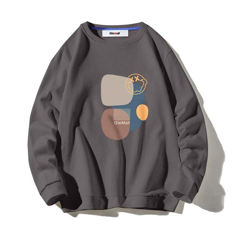 Autumn Round Collar Sweater Men's Loose Casual Pullover