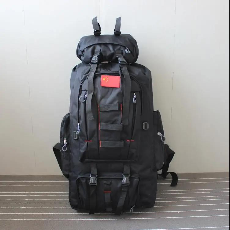 80L Super Large Capacity Waterproof Travel Backpack Men Outdoor Travel Backpack Multifunctional Camouflage Backpack