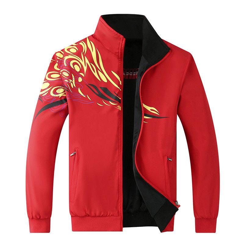 Men Baseball Jacket Autumn Male Coats Slim Fit Pilot Jackets Men's Stand Collar Bomber Jacket Coat