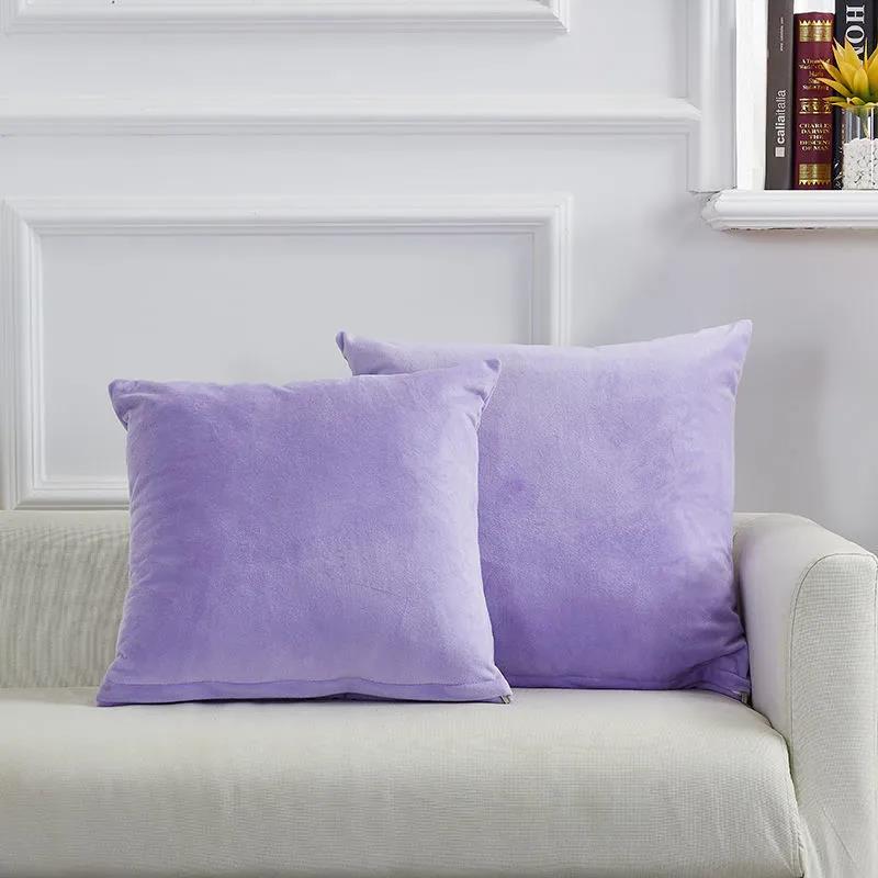 Pillow Girls Sleeping Suede Cushion Sofa Office Bed Back Cushion Waist Cushion Bedside Pillowcase with Core