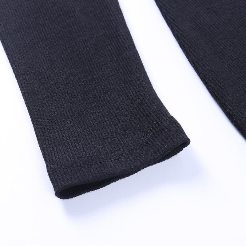 Women's Party Dress Button Knit Dress Autumn and Winter Slim Long-sleeved Long Skirt and Ankle V-neck Tight-fitting Sexy Dress Ladies Split Hem