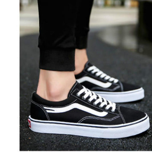 High-top canvas shoes male students wild low-top shoes couple canvas shoes female Korean version
