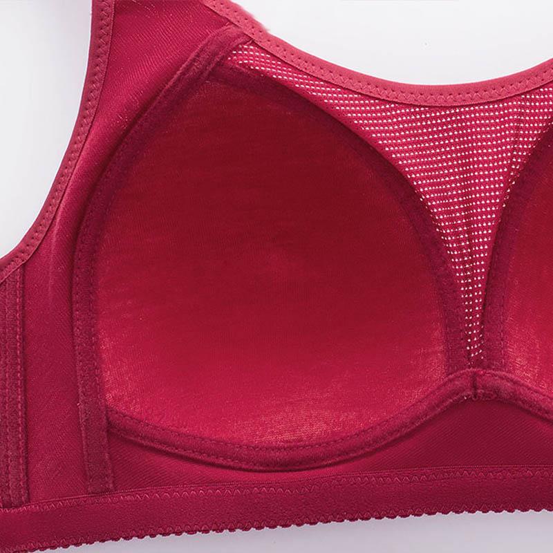 Sexy Big Cup Thin Section Anti-sagging Gathers The Breasts Without Steel Ring Soft Skin-friendly Sweat-absorbing Breathable Beautiful Back Design Bra