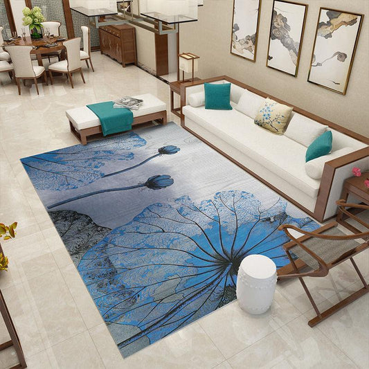 Modern Minimalist Chinese Style Classical Zen Bedroom Carpet Chinese Style Carpet Living Room Antique Sofa Coffee Table Blanket