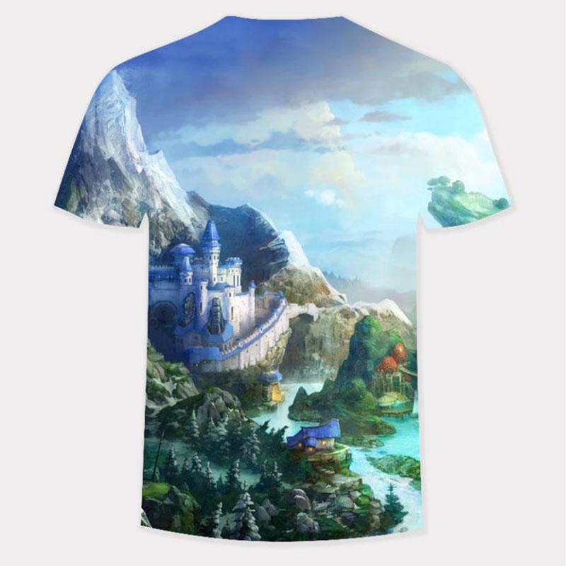 3D Printing Pullover Youth Shirts Casual and Comfortable T-shirt Fashion Personality Short Sleeve Tees Trend Clothing