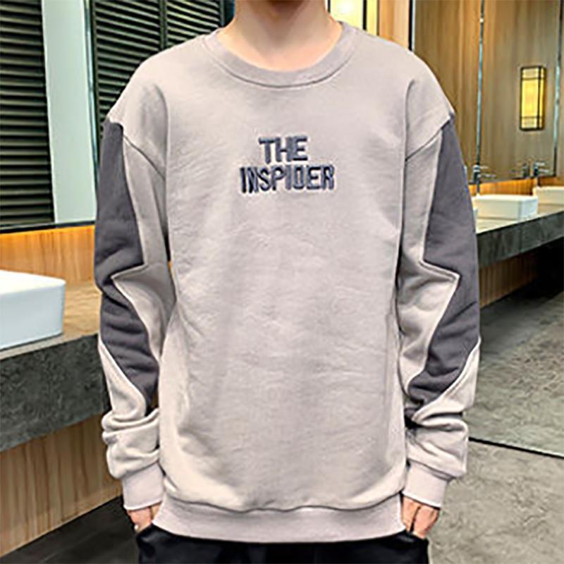 Sweater Men's Long-sleeved Round Neck Pullover Casual Wild Loose Tide Brand Thin Bottoming Sweatshirts Autumn