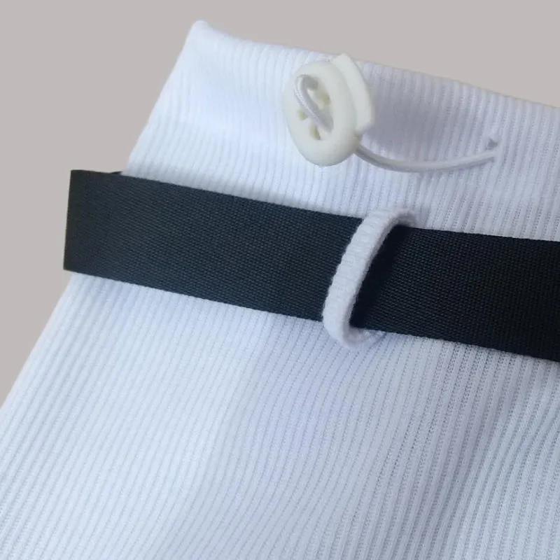 Sweet and Pure White Worker Belt Buckle Stockings Female JK High Tube Elastic Book Buckle Japanese Foot Cover Former Tide Homework