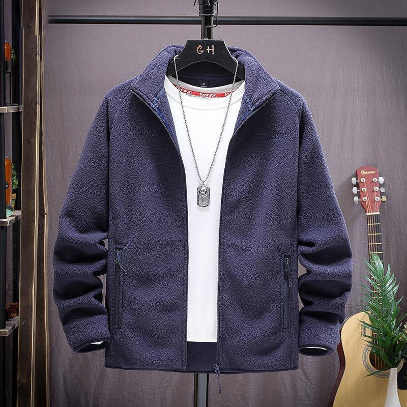 Men's Autumn Jacket Loose Large Size Outdoor Leisure Stand-up Collar Jacket Men's Sports Jacket