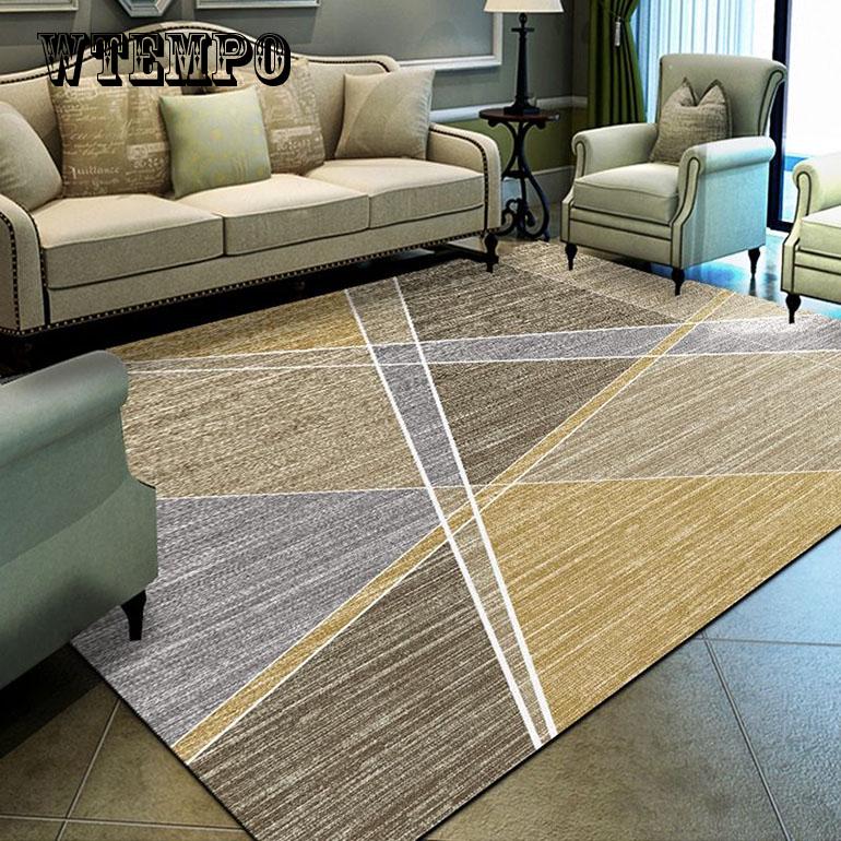 Geometric Large Bedroom Carpets Bedside Modern Living Room Rugs Tea Table Rectangular