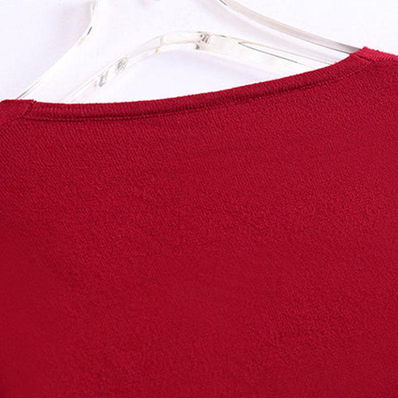 Sweater Women's Knitwear Set Mother's Wear Autumn/Winter Base Shirt Loose Plus Size Top Pants