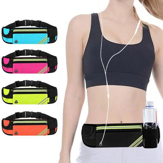 Sports Waist Bag Men and Women Running Mobile Phone Bag Ultra-thin Invisible Waterproof Outdoor Multi-function Belt Fashion Waist Bag