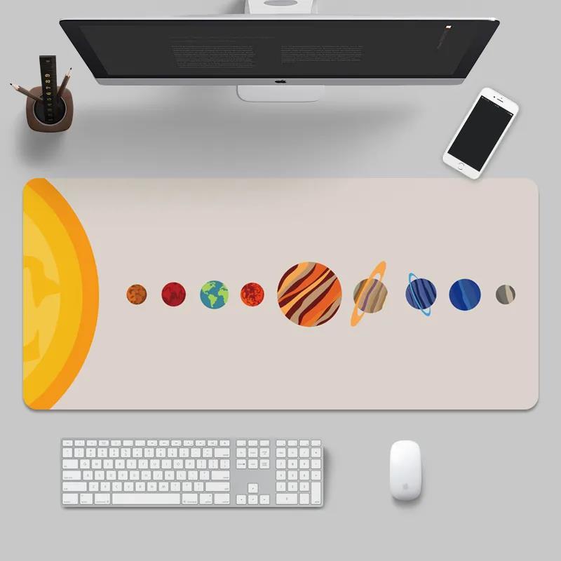 Space Planet Large Mouse Pad Super Personality Original Game Computer Office Notebook Creative Desk Mat