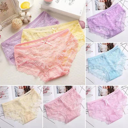 Cutout Lace Panties for Woman Underwear Sexy Women'sThongs Soft Lingerie Female Briefs Panty Sexy Cutout Plus Size Breathable