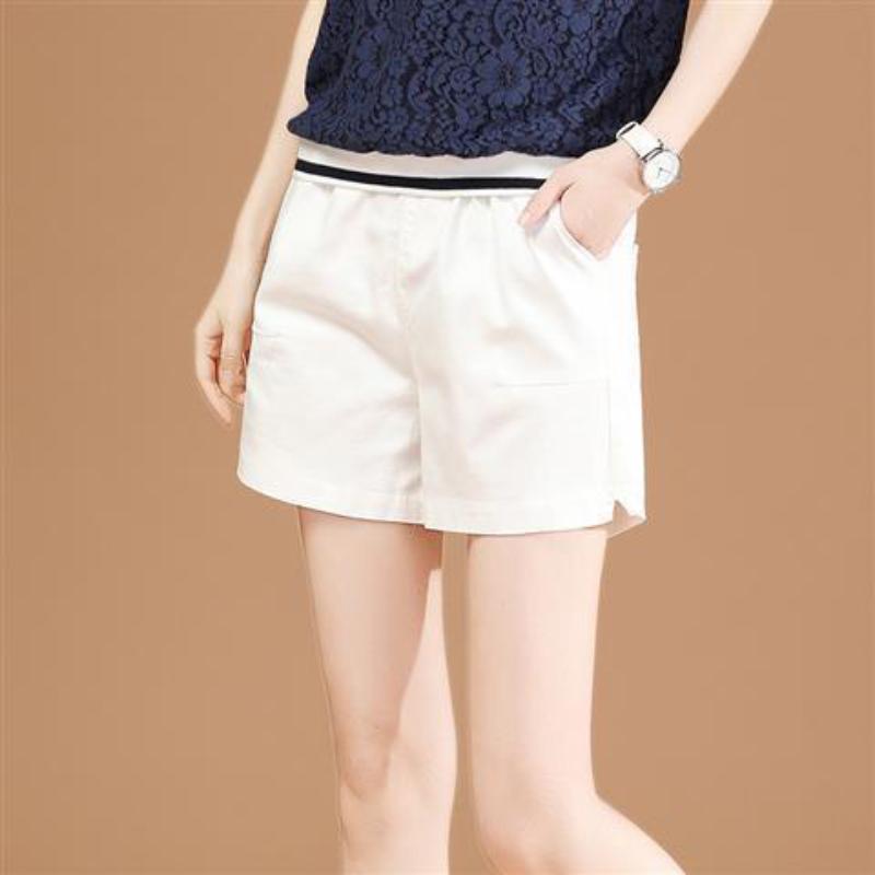 Shorts Women Summer Thin Section High Waist Loose Slim Straight Wide Leg Pants Sports Casual Pants All-match Trend