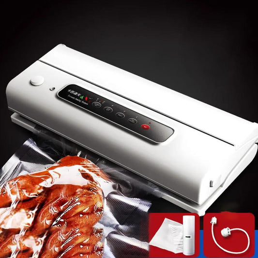 Best Food Vacuum Sealer Automatic Commercial Household Food Vacuum Sealer Packaging Machine Include External Exhaust Pipe and Bags