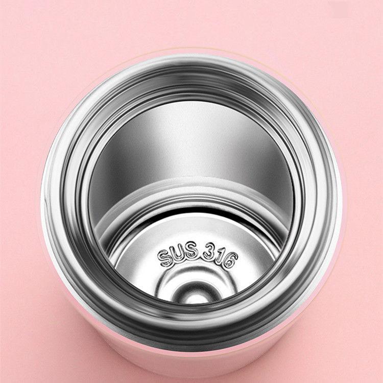 Thermos Cup Stainless Steel Vacuum Flask Female Large Capacity Student Water Cup Simple and Portable Men's Business Cup Drinking Cup