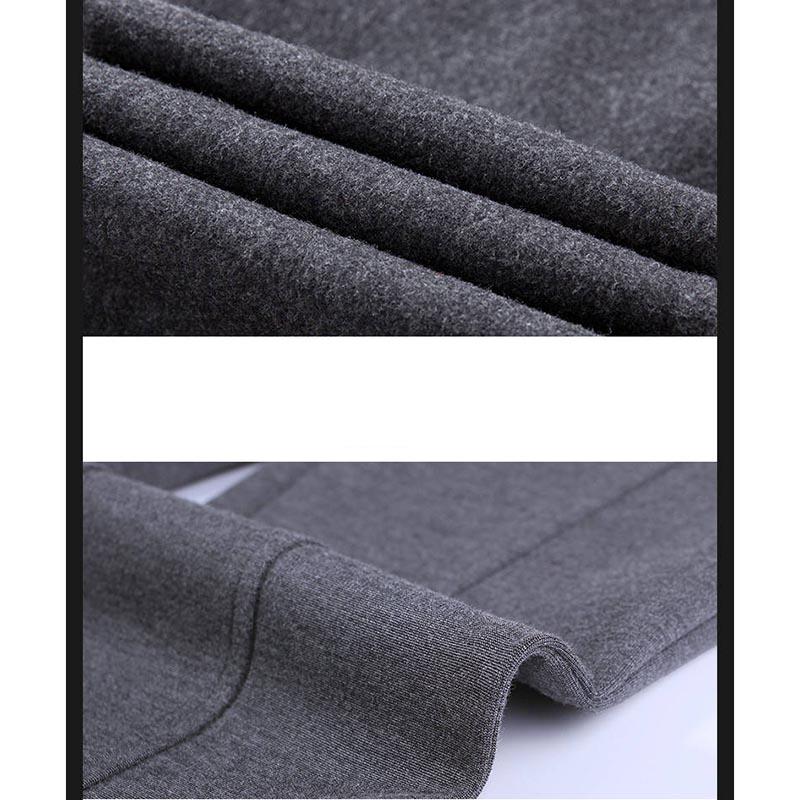 Pants Female Bell Bottom Pants Woolen High Waist Thickening Suit Wide Leg Stretch Straight Trousers